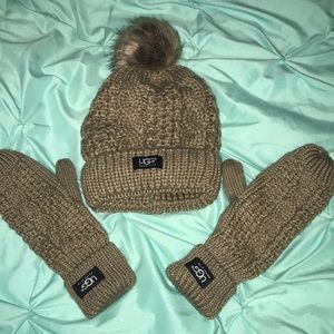 UGG toboggan and mittens!